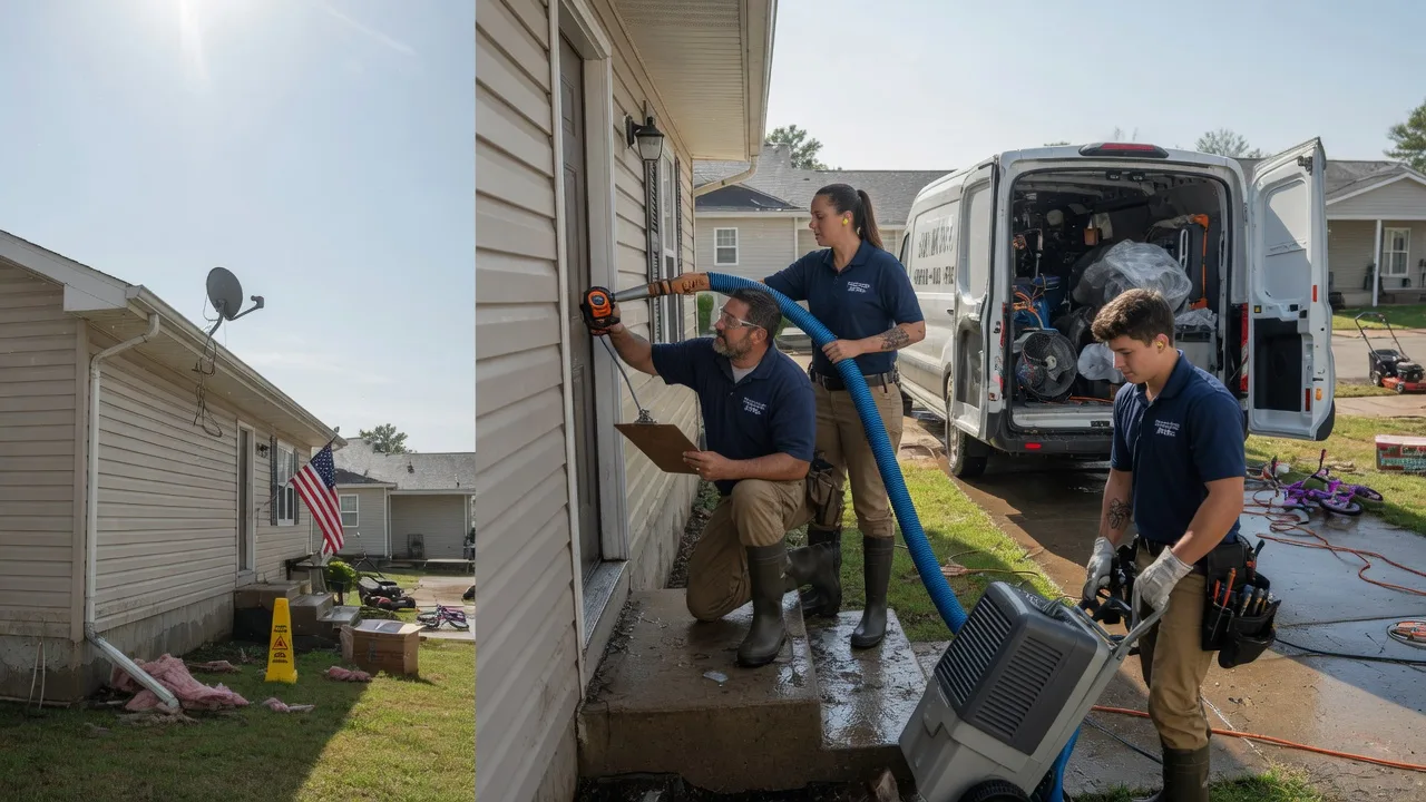 Ceiling Water Damage Restoration in Lowry, MN near me